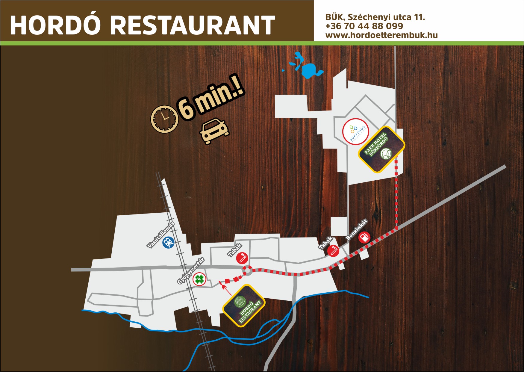 Hordó Étterem - térkép